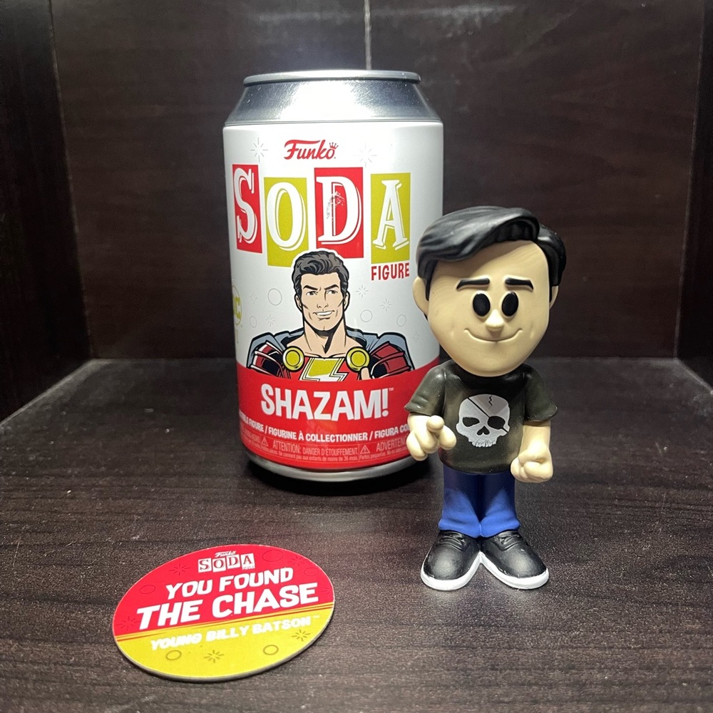 Shazam CHASE Funko Pop Soda